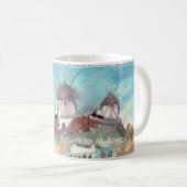 Mykonos beroemde windmolens op een kop (Voorkant rechts)