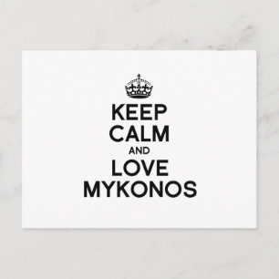 MYKONOS BEWAREN CALM -.png Briefkaart
