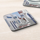 Mykonos Bier Onderzetter (Linkerzijde)