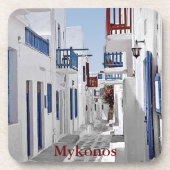 Mykonos Bier Onderzetter (Voorkant)