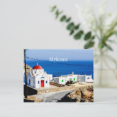 Mykonos Briefkaart (Staand voorkant)
