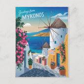 Mykonos  briefkaart (Voorkant)