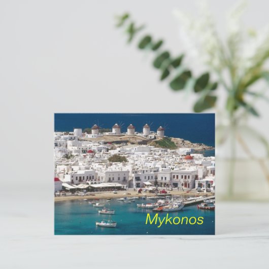 Mykonos briefkaart (Staand voorkant)