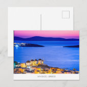 Mykonos briefkaart met windmolens, Griekenland (Voorkant / Achterkant)