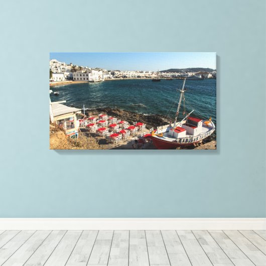 Mykonos Canvas Afdruk (Insitu (Houten vloer))