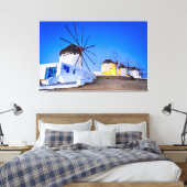 Mykonos Canvas Afdruk (Insitu (Slaapkamer))