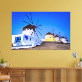 Mykonos Canvas Afdruk (Insitu (Woonkamer))