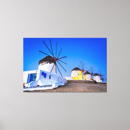 Mykonos Canvas Afdruk (Voorkant)