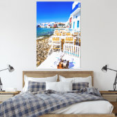 Mykonos Canvas Afdruk (Insitu (Slaapkamer))