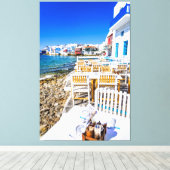 Mykonos Canvas Afdruk (Insitu (Houten vloer))