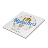 Mykonos Cycladen Griekenland  souvenir Tegeltje (Zijkant)