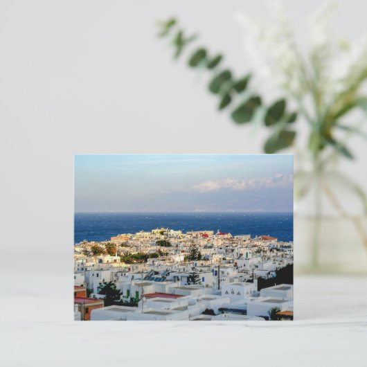 Mykonos Downtown. Briefkaart (Staand voorkant)