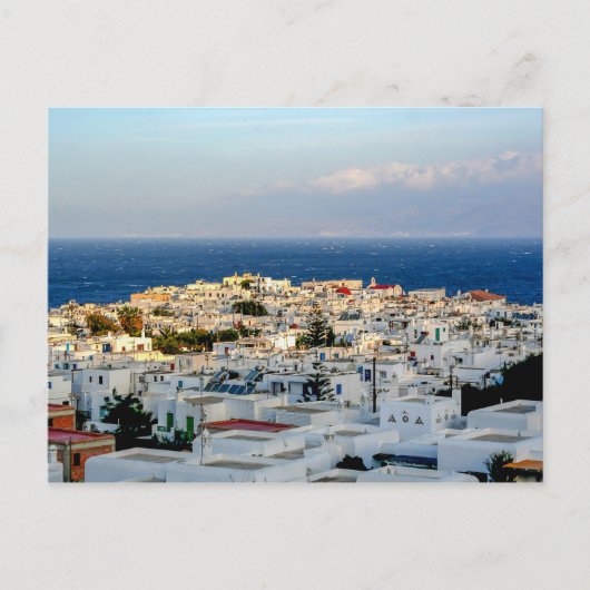 Mykonos Downtown. Briefkaart (Voorkant)