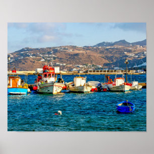 Mykonos Eiland Poster