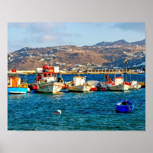 Mykonos Eiland Poster (Voorkant)