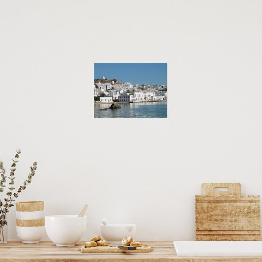 Mykonos Greece Print (Keuken)