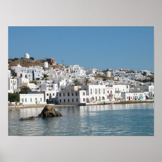 Mykonos Greece Print (Voorkant)