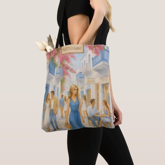 Mykonos, Greece Tote Bag (Dichtbij)