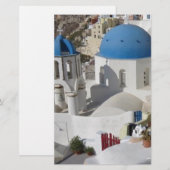 Mykonos Greece Travel Briefpapier (Voorkant / Achterkant)