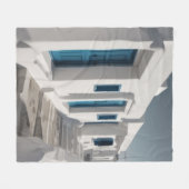 Mykonos Greece Travel Fleece Deken (Voorkant (Horizontaal))