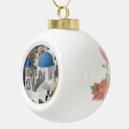 Mykonos Greece Travel Keramische Bal Ornament (Rechts)