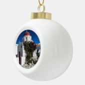 Mykonos Greece Travel Keramische Bal Ornament (Rechts)