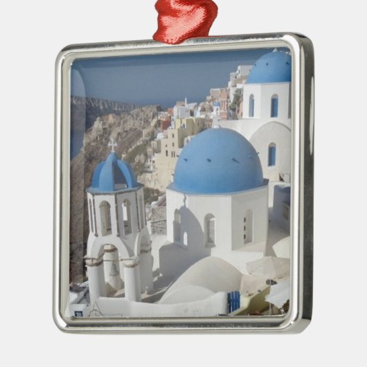 Mykonos Greece Travel Metalen Ornament (Links)