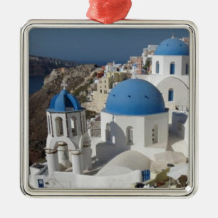 Mykonos Greece Travel Metalen Ornament