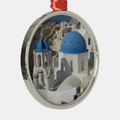 Mykonos Greece Travel Metalen Ornament (Rechts)