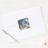 Mykonos Greece Travel Vierkante Sticker (Envelop)