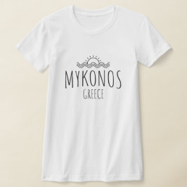 Mykonos Greece Women T-shirt
