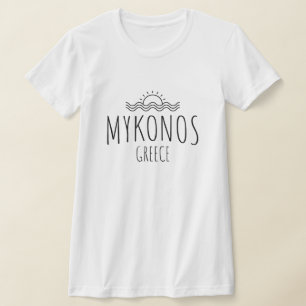 Mykonos Greece Women T-shirt