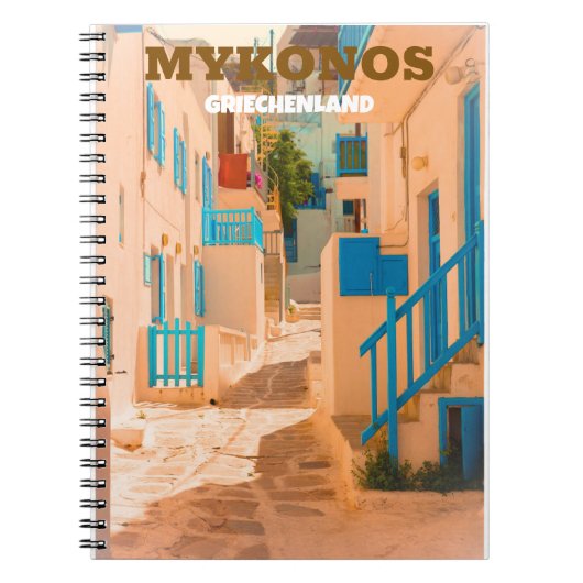Mykonos Griechenland Notitieboek (Voorkant)