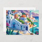 Mykonos, Griekenland Briefkaart (Voorkant / Achterkant)