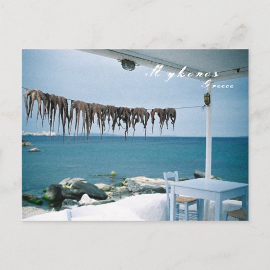 Mykonos, Griekenland Briefkaart (Voorkant)