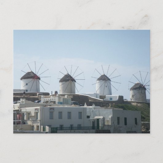 Mykonos, Griekenland Briefkaart (Voorkant)