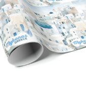 Mykonos Griekenland Cadeaupapier (Rol Hoek)