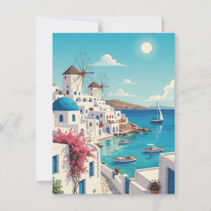 Mykonos Griekenland Cycladen Reizen Briefkaart