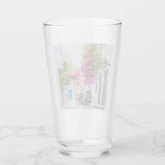 Mykonos, Griekenland Glas (Achterkant)