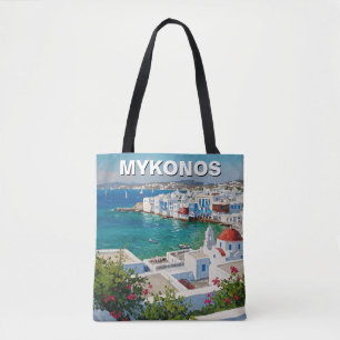 Mykonos Griekenland Griekse eilanden Klein Venetië Tote Bag