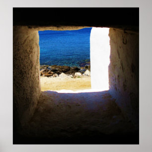 Mykonos, Griekenland, Griekse eilanden, Poster