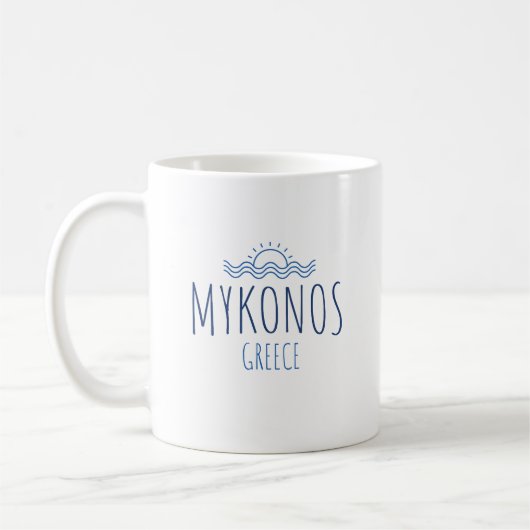 Mykonos Griekenland Koffiemok (Links)