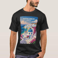 Mykonos Griekenland Kust Reis Kunst Vintage