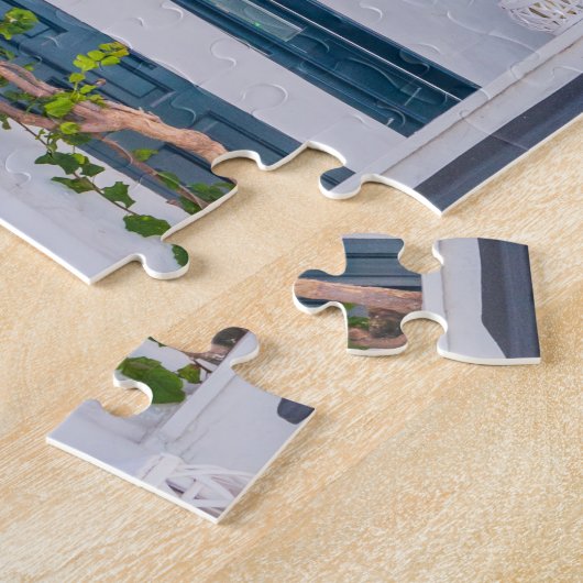 Mykonos, Griekenland. Legpuzzel (Zijkant)