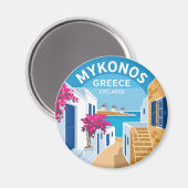 Mykonos Griekenland Magneet (Voorkant / Achterkant)