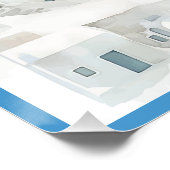 Mykonos Griekenland Perfect Poster (Hoek)