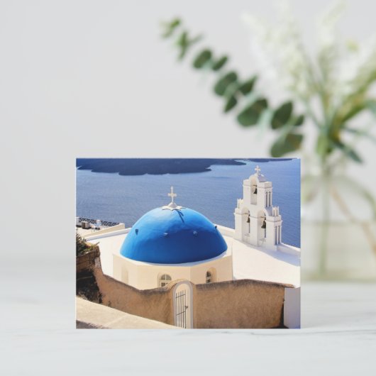 Mykonos Griekenland Reis Europe Toerisme Santorini Briefkaart (Staand voorkant)