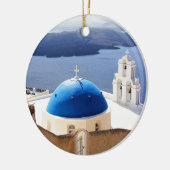 Mykonos Griekenland Reis Europe Toerisme Santorini Keramisch Ornament (Links)