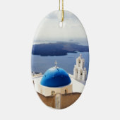 Mykonos Griekenland Reis Europe Toerisme Santorini Keramisch Ornament (Rechts)