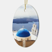 Mykonos Griekenland Reis Europe Toerisme Santorini Keramisch Ornament (Links)